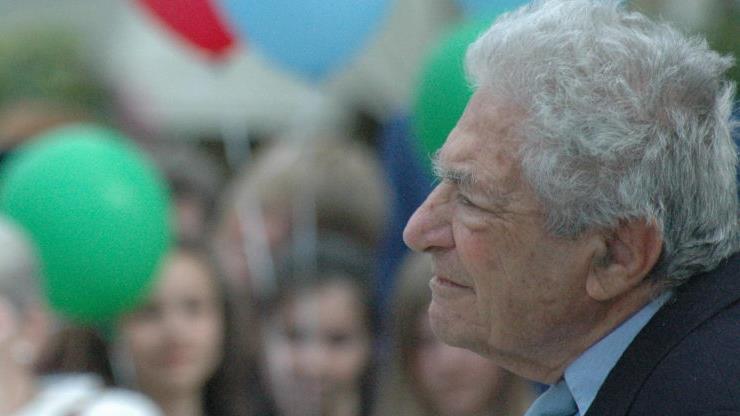 Solange es die Kraft zuließ, kam Jack Steinberger regelmäßig zu Besuchen in seine Geburtsstadt Bad Kissingen. Unser Bild zeigt ihn beim Besuch zum 90. Geburtstag 2011.  Foto: Siegfried Farkas