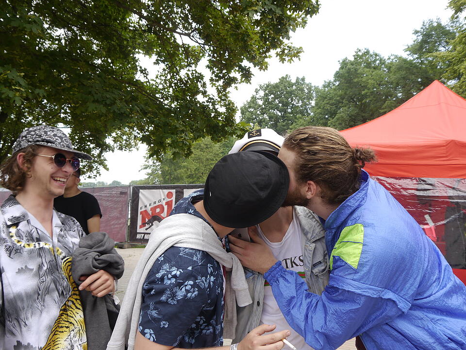 Die Besucher bei Rock im Park 2018 am Freitagnachmittag