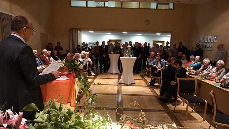 Beim Neujahrsempfang in WeisendorfRichard Sänger