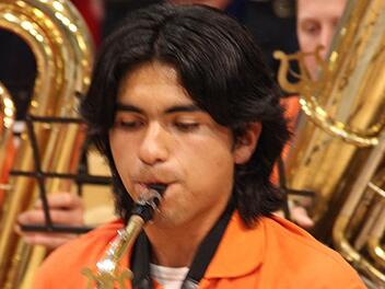 Gustavo beim Konzert in Uggiate-Trevano  Fotos: Johanna Blum