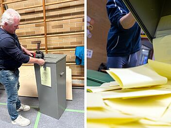 Kurioser Wahlabend im Kreis Coburg: Wahlurne muss aufgeflext werden