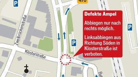 Der Kartenausschnitt zeigt die stark frequentierten Straßen rund um den Forchheimer Bahnhof.  Foto: Grafik Dagmar Klumb