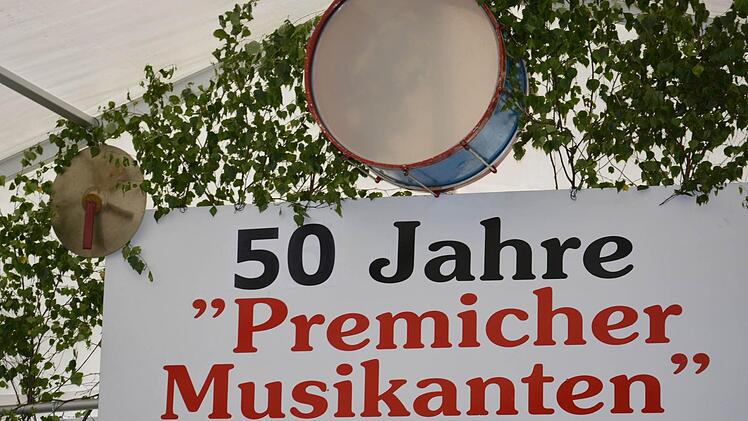 Die Premicher Musikanten feierten ihr Jubiläum mit einem Musikfest. Fotos: Björn Hein