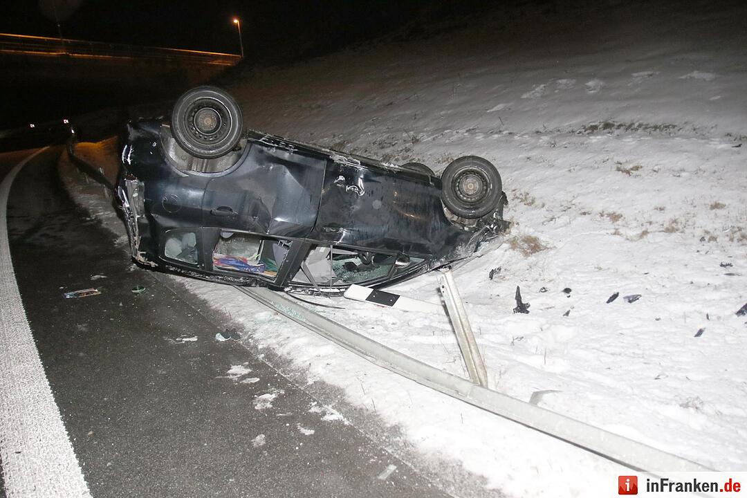 Auto überschlägt sich bei Lautertal