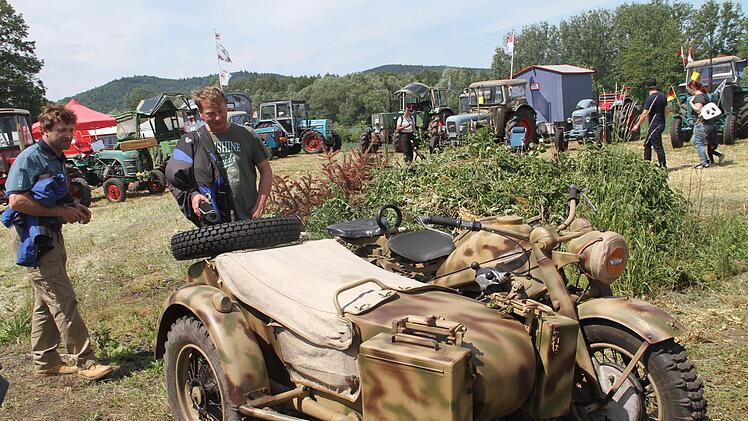 Auch Liebhaber von Militärfahrzeugen kamen auf ihre Kosten.