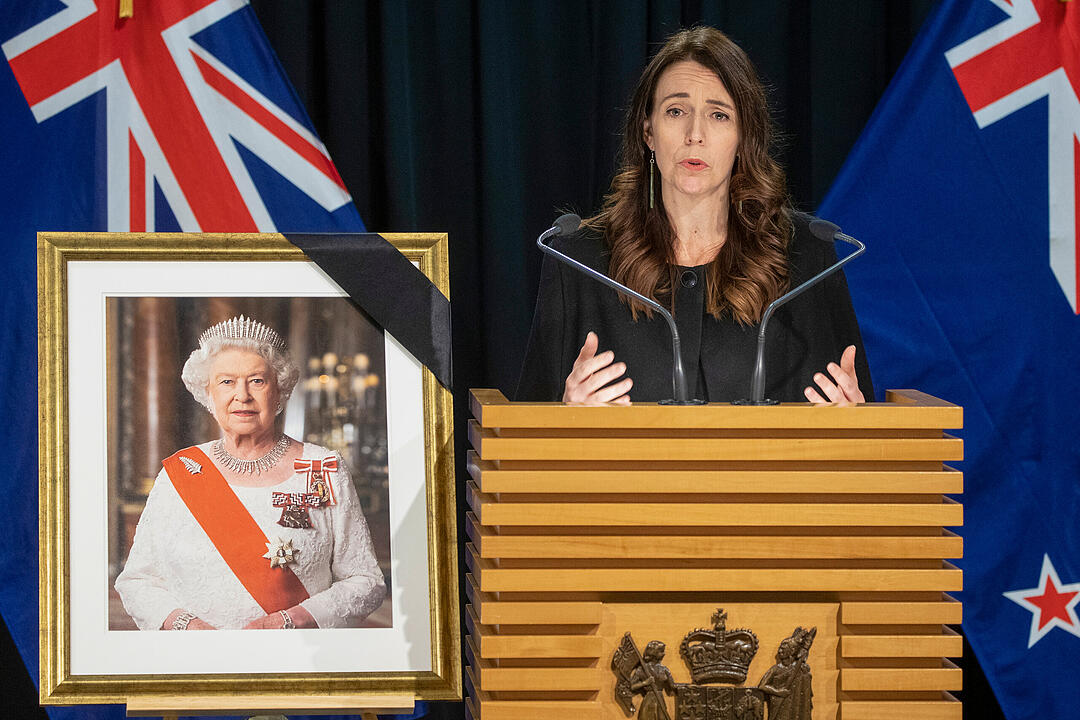 Nach dem Tod von Königin Elizabeth II. - Neuseeland
