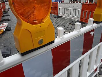 Sperrung Straße Baustelle Straßensperrung gesperrt