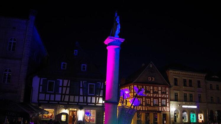 Auftakt zu "Kronach leuchtet 2018". Foto: Heike Schülein