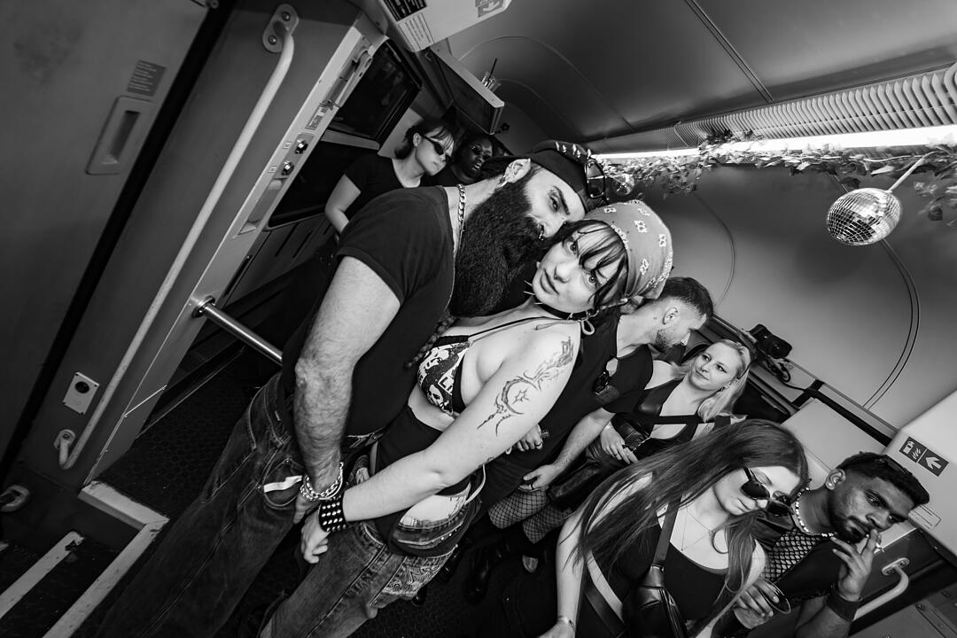 Die beste Party im Zug!