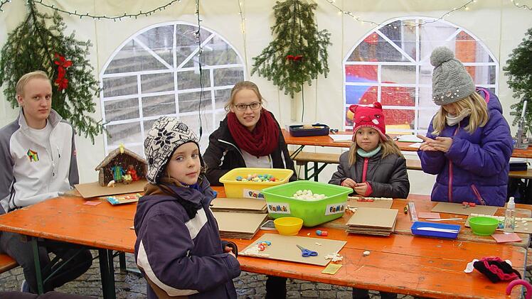 Adventsmarkt in Bad Brückenau. Foto: Brigitta Kempe-Wolf