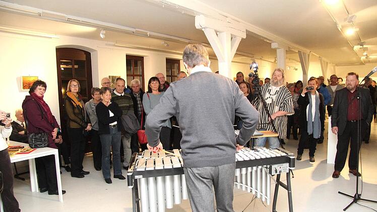 Aus der Ausstellung im Kunstraum   Richard Sänger