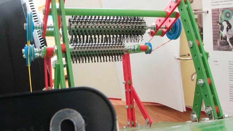 Die Bürstmaschine für Kleintiere funktioniert