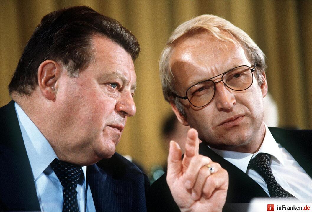 Strauß und Edmund Stoiber 1979