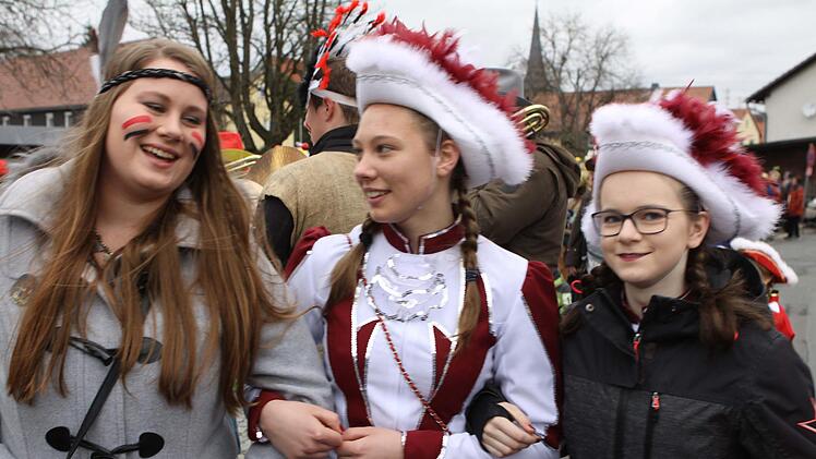Faschingsumzug in Neukenroth. Foto: Michael Wunder