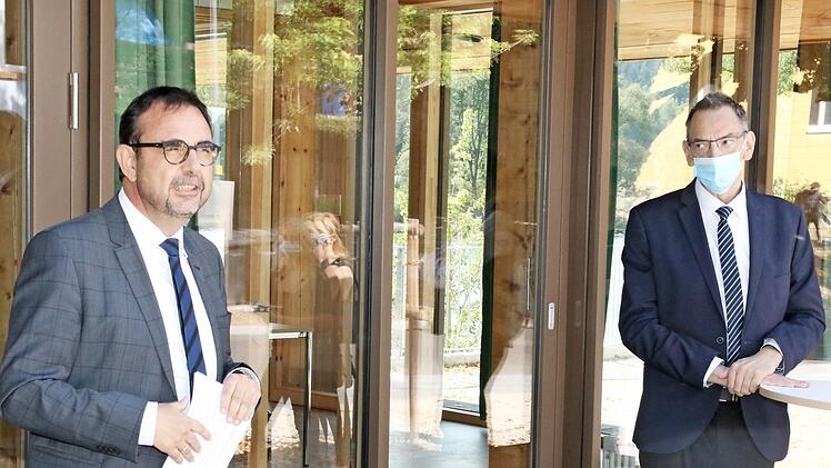 Staatssekretär Klaus Holetschek (links) und Thomas Nowak