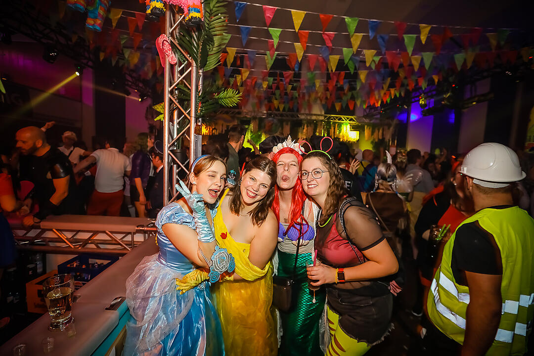 Beste Partystimmung in der Stadthalle