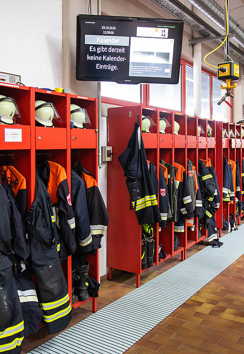 Prinzessinnen bei Feuerwehr