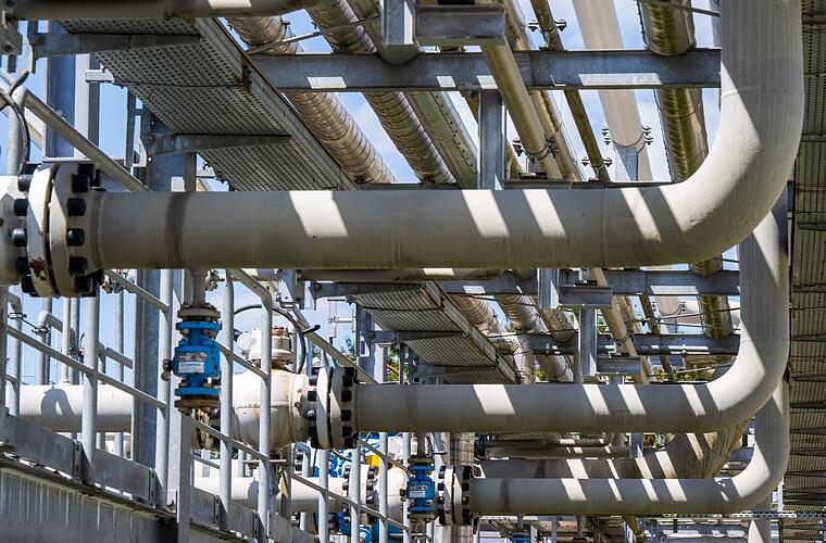 Füllstand der Gasspeicher sinkt erstmals wieder leicht