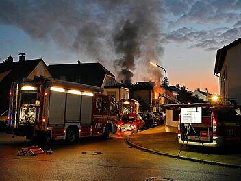 Brand in München - Großeinsatz von Polizei und Feuerwehr