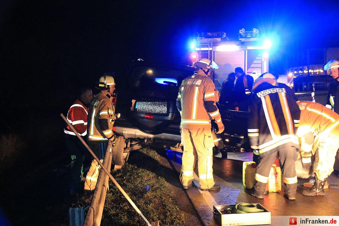 Unfall auf B26 bei Steinbach