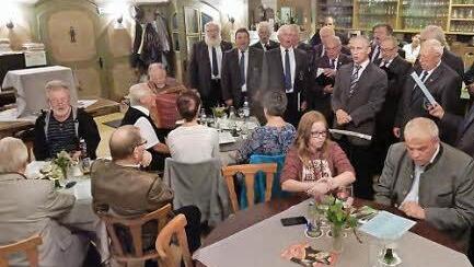 Auch musikalisch wurde im G&ouml;&szlig;weinsteiner Gasthaus dem gro&szlig;en Dichter gedacht.  Fotos: Reinhard L&ouml;wisch