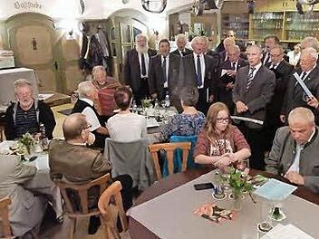 Auch musikalisch wurde im Gößweinsteiner Gasthaus dem großen Dichter gedacht.  Fotos: Reinhard Löwisch