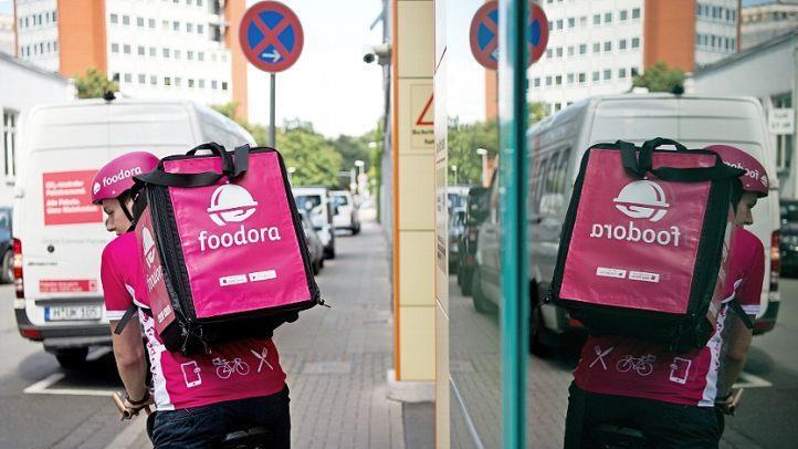 Künftig sollen auch soloselbstständige Plattformarbeiter sozialen Schutz genießen. Betroffen von dem Vorstoß sind etwa Essenslieferanten, Fahrdienste oder Haushaltsdienstleister. Foto: Sebastian Gollnow, dpa