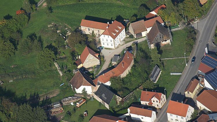 Das Gebiet rund um das ehemalige Schloss in Frensdorf Foto: Wolfgang Rössler
