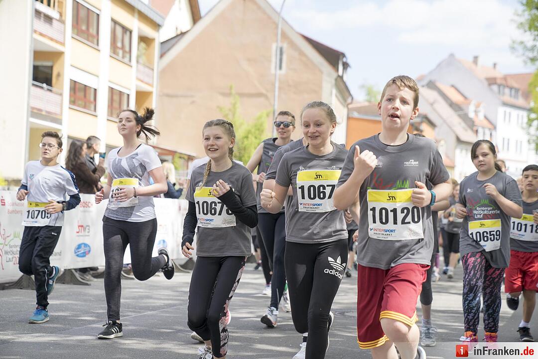 Weltkulturerbelauf 2017 in Bamberg: Der Stadtwerke Schüler-Lauf