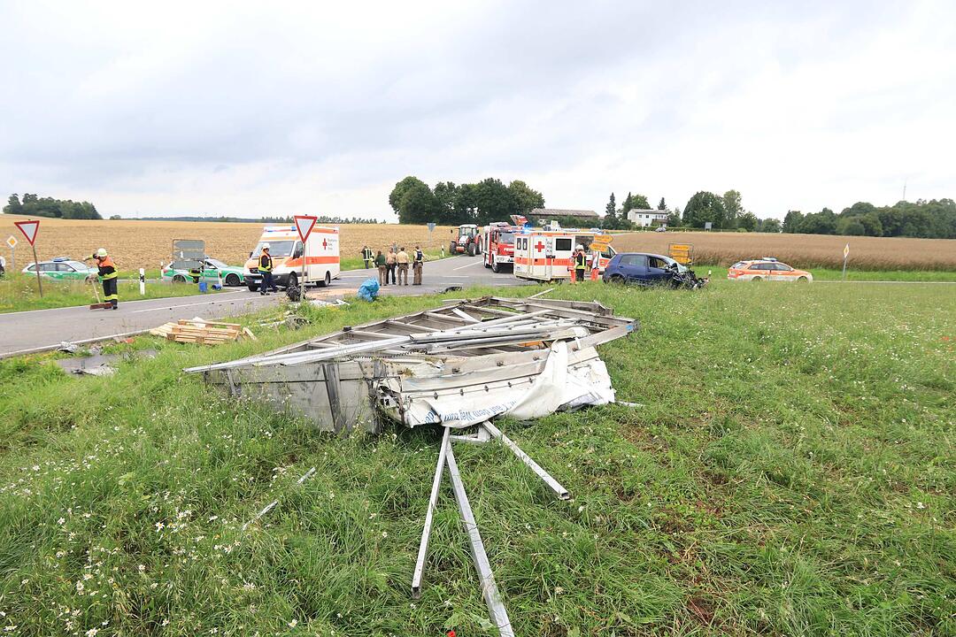 Schwerer Unfall im Landkreis Bamberg