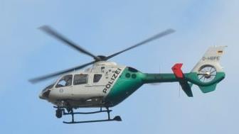 Im unterfr&auml;nkischen Unterd&uuml;rrbach wurde ein Polizeihubschrauber von einem Laser geblendet. Symbolbild/Archiv