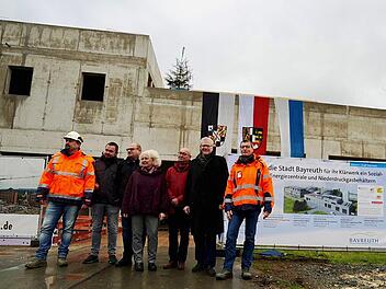 Bayreuth: Rohbauten von Sozialgebäude und Energiezentrale des Klärwerks fertiggestellt