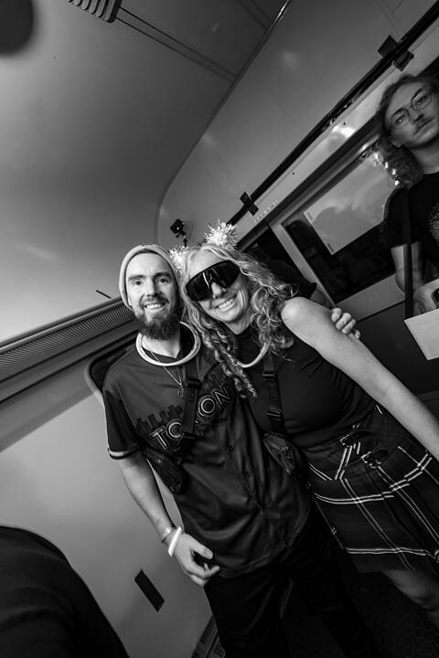 Die beste Party im Zug!