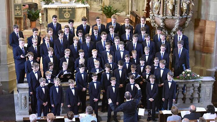 Der Windsbacher Knabenchor begeisterte die Zuhörer bei seinem Auftritt in Königsberg Foto: Gerold Snater