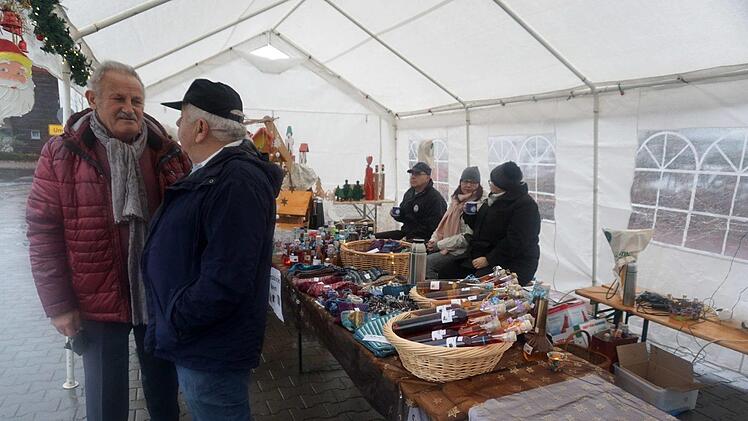 Heßdorf: Mit dem Wetter überhaupt nicht zufrieden, war Fritz Bartl, rechts