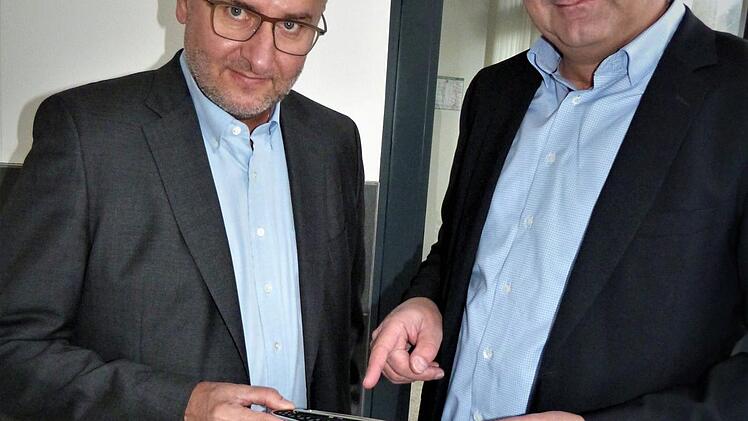 Thomas Manzei (links) und Andree Barth sind erfolgreiche Geschäftspartner. Letzterer wohnt in Marktschorgast. Foto: Werner Reißaus