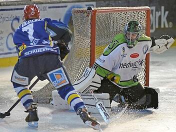 Anders als im Vorbereitungsspiel gegen die Mighty Dogs Schweinfurt machten die HEC-Goalies zum Ligaauftakt nicht die beste Figur.  Foto: Picturedreams