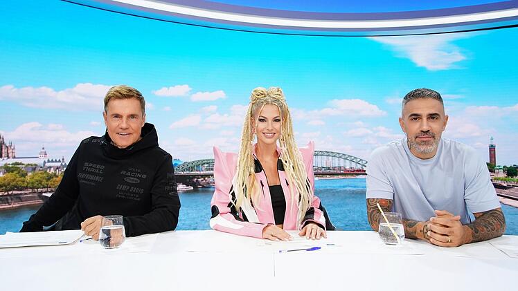 Gemeinsam mit Isi Gl&uuml;ck und Bushido (rechts) sucht Dieter Bohlen einmal mehr Deutschlands n&auml;chsten Superstar.