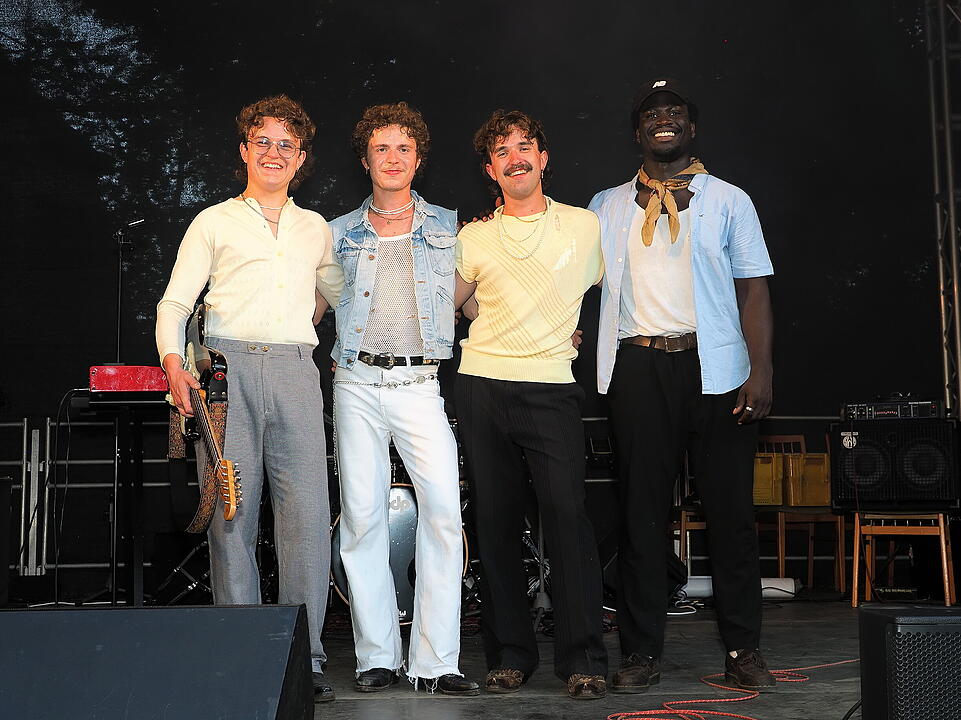 Das Fest fand im Schlosspark statt.