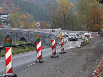 Die "Ewige Brücke" bei Lauenstein wird mit einem Kostenaufwand von zwei Millionen Euro in Stand gesetzt.  Foto: Veronika Schadeck