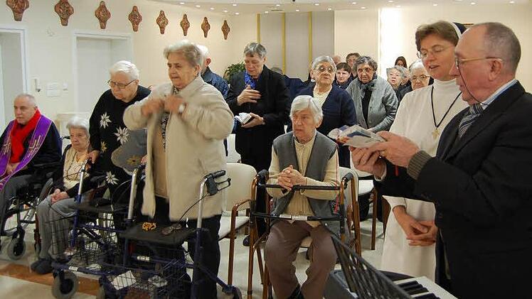 Abendmesse mit Schwester Annemarie und Organist Vladimir Kramar