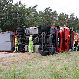 Kulmbacher Lkw legt Verkehr auf der A9 lahm