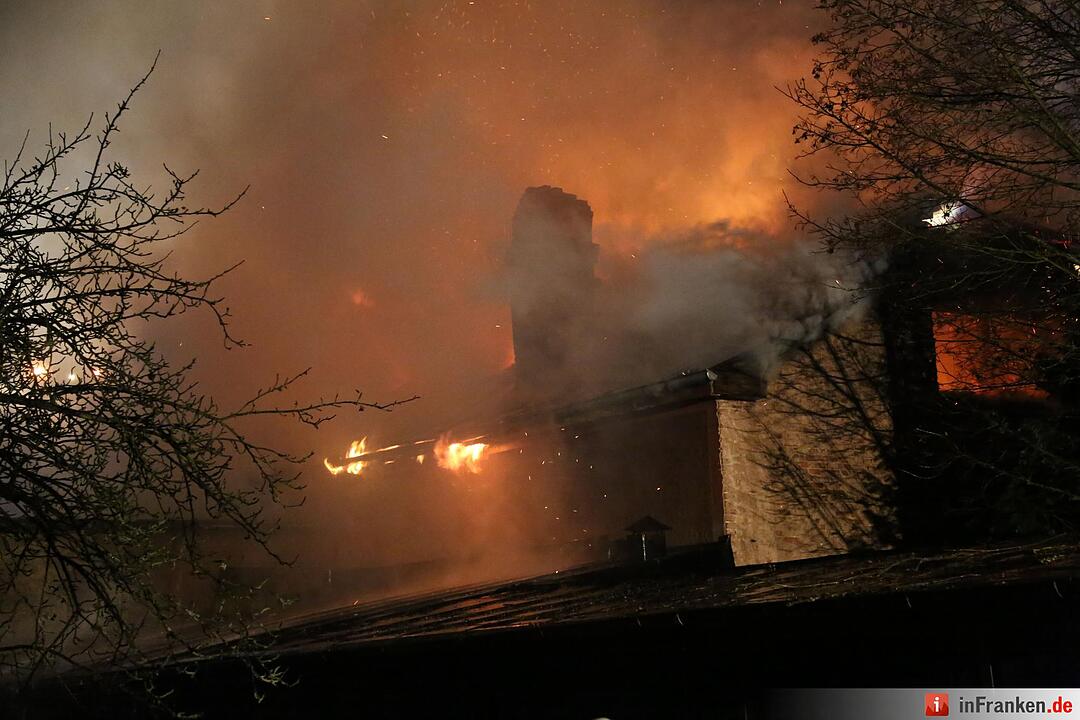 Grossbrand im ehemaligen Kinosaal in Kirchenlamitz