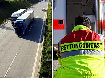 Lkw-Fahrer erleidet Schlaganfall auf A9 im Nürnberger Land