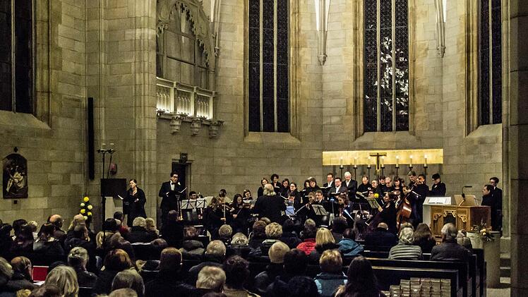 Regen Zusprach fand ein Konzert mit der "Cappella casimiriana" in St. Augustin.Foto: Jochen Berger