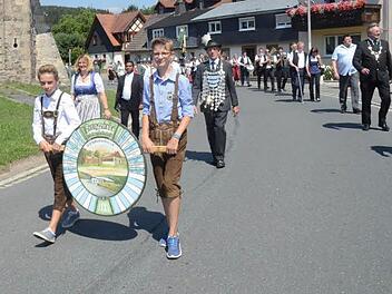 So sah es beim Schützenumzug 2015 in Rothenkirchen aus. Foto: K.- H. Hofmann