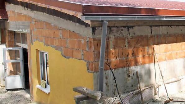 Die Bauarbeiten an der Quarantäne-Station im Lichtenfelser Tierheim machen deutliche Fortschritte.  Foto: Gerda Völk