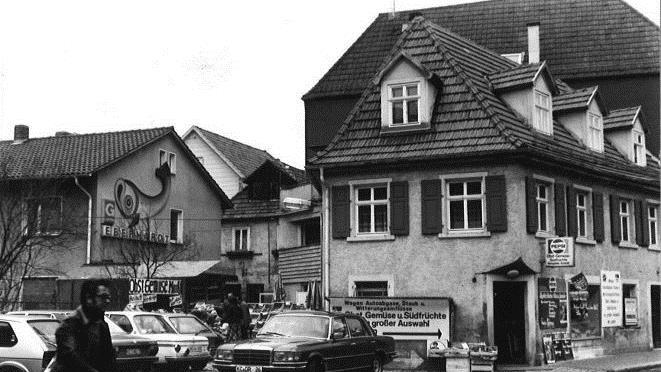 1979: "Eberhardt" in der Spitalstraße 2.  Foto: Stadtarchiv Kronach