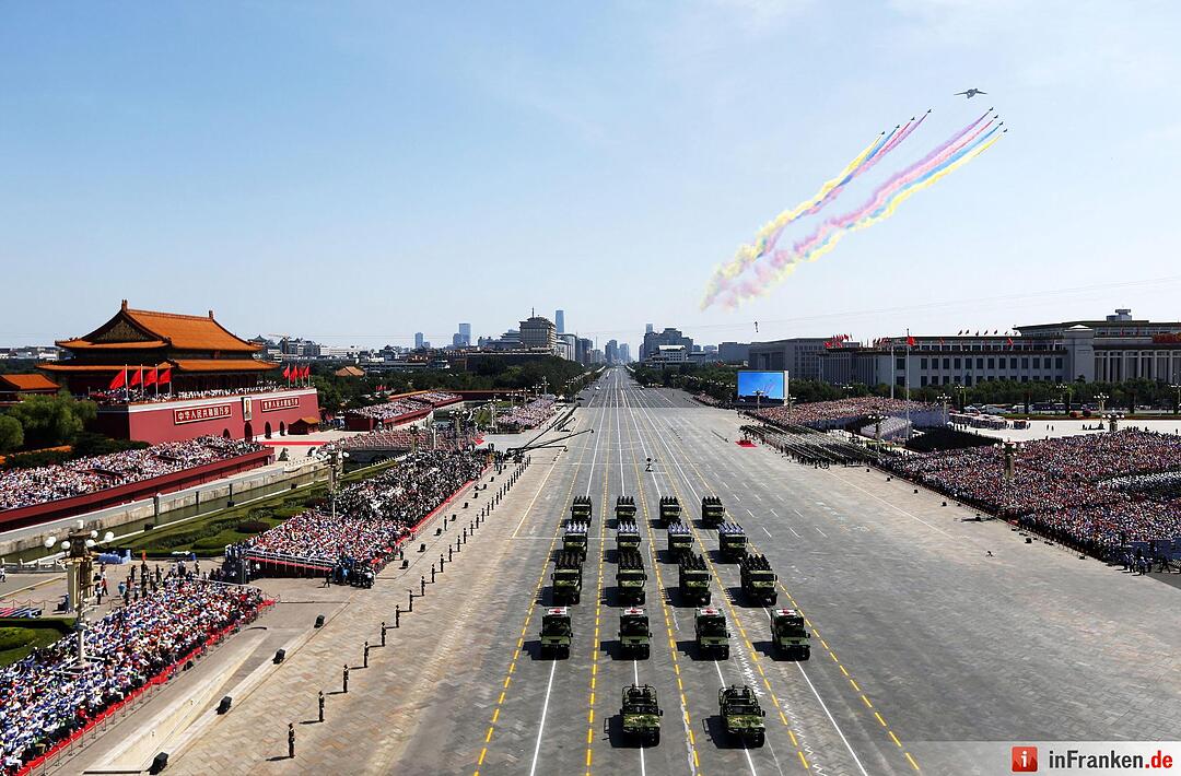 Militärparade in China