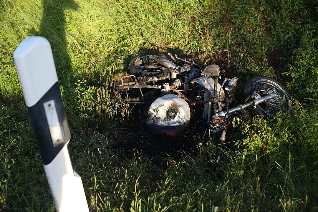 Kreis Bamberg: Biker nach Unfall in Lebensgefahr